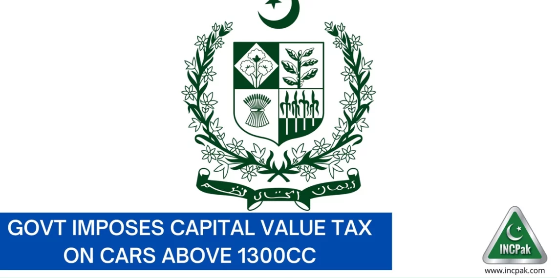 Capital Value Tax, CVT, 1300cc