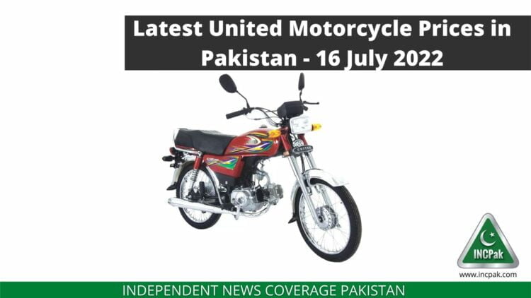 United Motorcycle Prices, United Motorcycle Prices in Pakistan, United Bike Prices