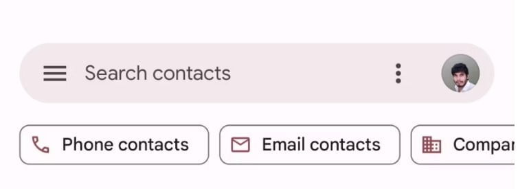 Google Contacts, Google Contacts Chips