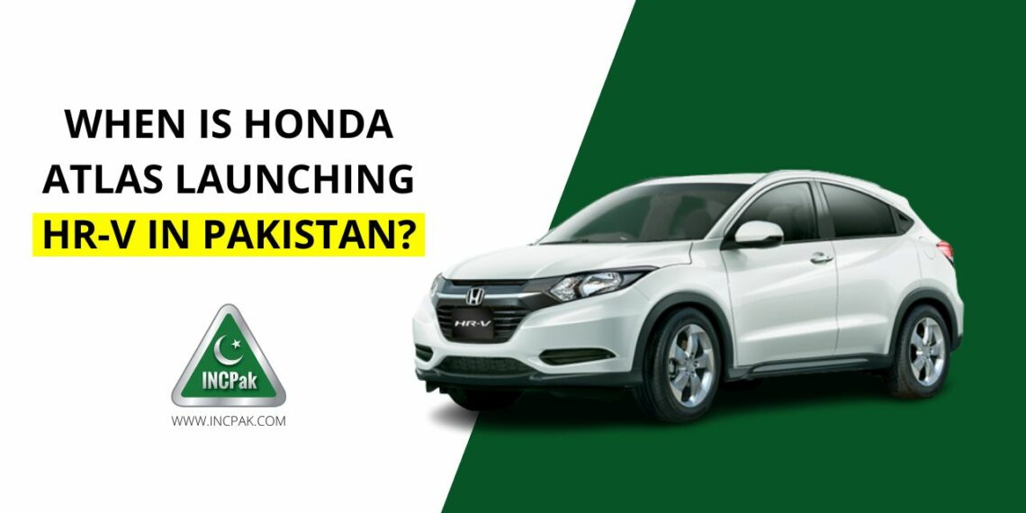 Honda HR-V in Pakistan, Honda HR-V