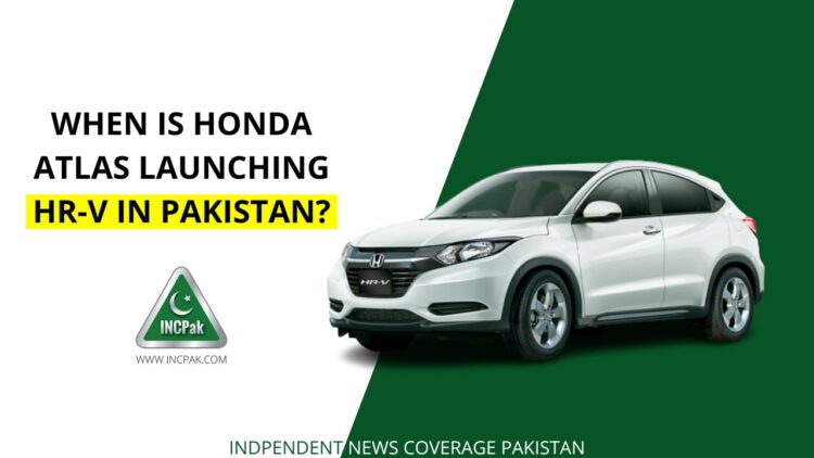 Honda HR-V in Pakistan, Honda HR-V