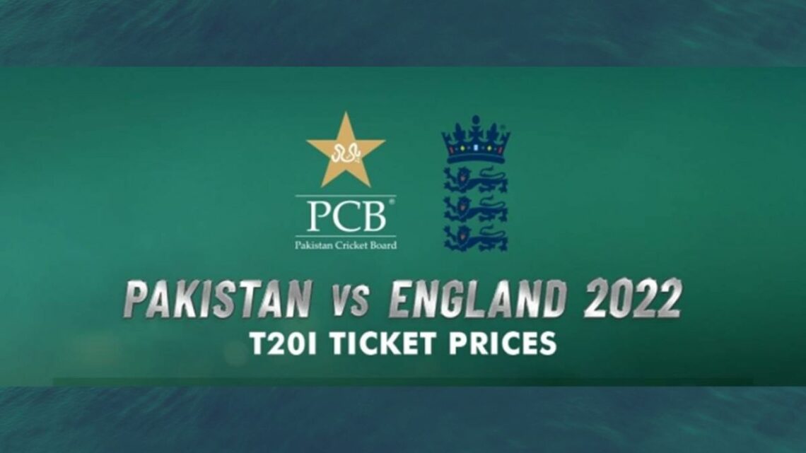 PCB Announces Ticket Prices For Pakistan vs England T20I series INCPak