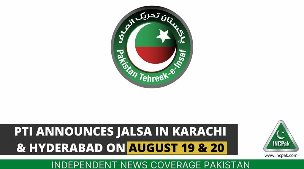 PTI Jalsa Karachi, PTI Jalsa Hyderabad, PTI Jalsa