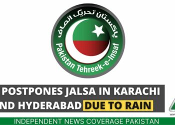 PTI Postpones Jalsa in Karachi and Hyderabad Due to Rain