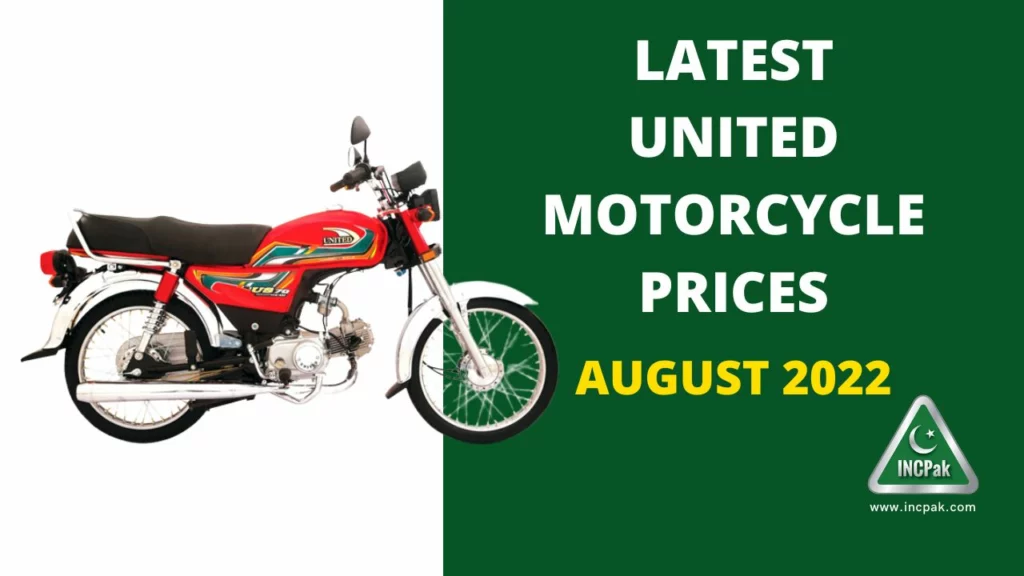 United Motorcycle Prices, United Motorcycle Prices in Pakistan, United Bike Prices