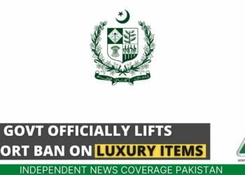 Govt Officially Lifts Import Ban on Luxury Items