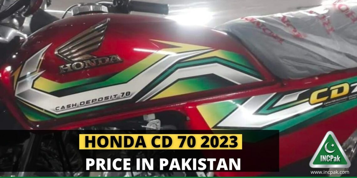 Atlas Honda has unveiled the latest Honda CD 70 2024 with a brand new sticker as well as a blue color option, which has attracted a lot of attention. The Honda CD 70 2024 Price in Pakistan is Rs. 157,900, as of January 2024.