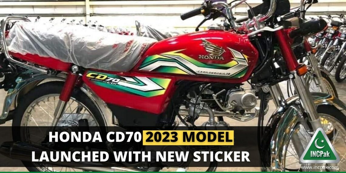 Honda CD 70 2023 Model, Honda CD 70 2023 New Sticker, Honda CD 70 2023 Model New Sticker, Atlas Honda, Honda CD 70 2023