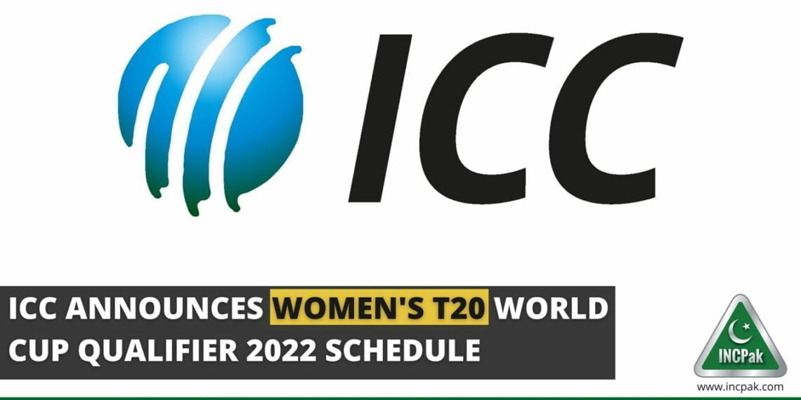 Women's T20 World Cup Qualifier 2022 Schedule