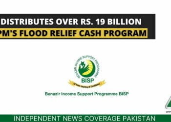 Benazir Income Support Program, BISP, PM Flood Relief Cash Program, Flood Relief Cash Program