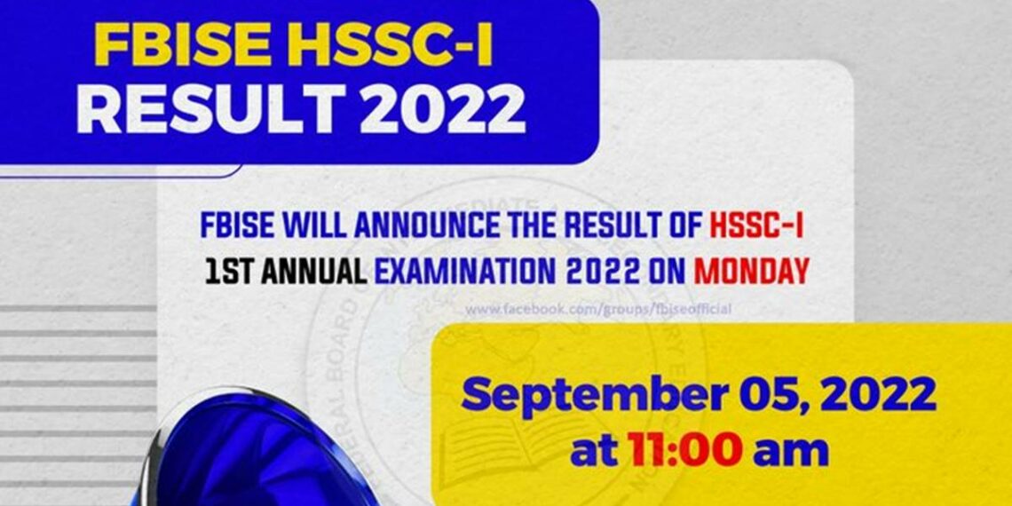 FBISE, HSSC-I Results, First Year Results