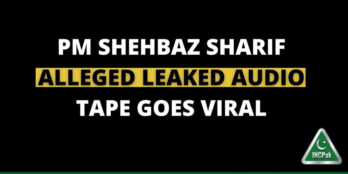 Shehbaz Sharif Viral Audio, Shehbaz Sharif Audio Call, Shehbaz Sharif Leaked Audio