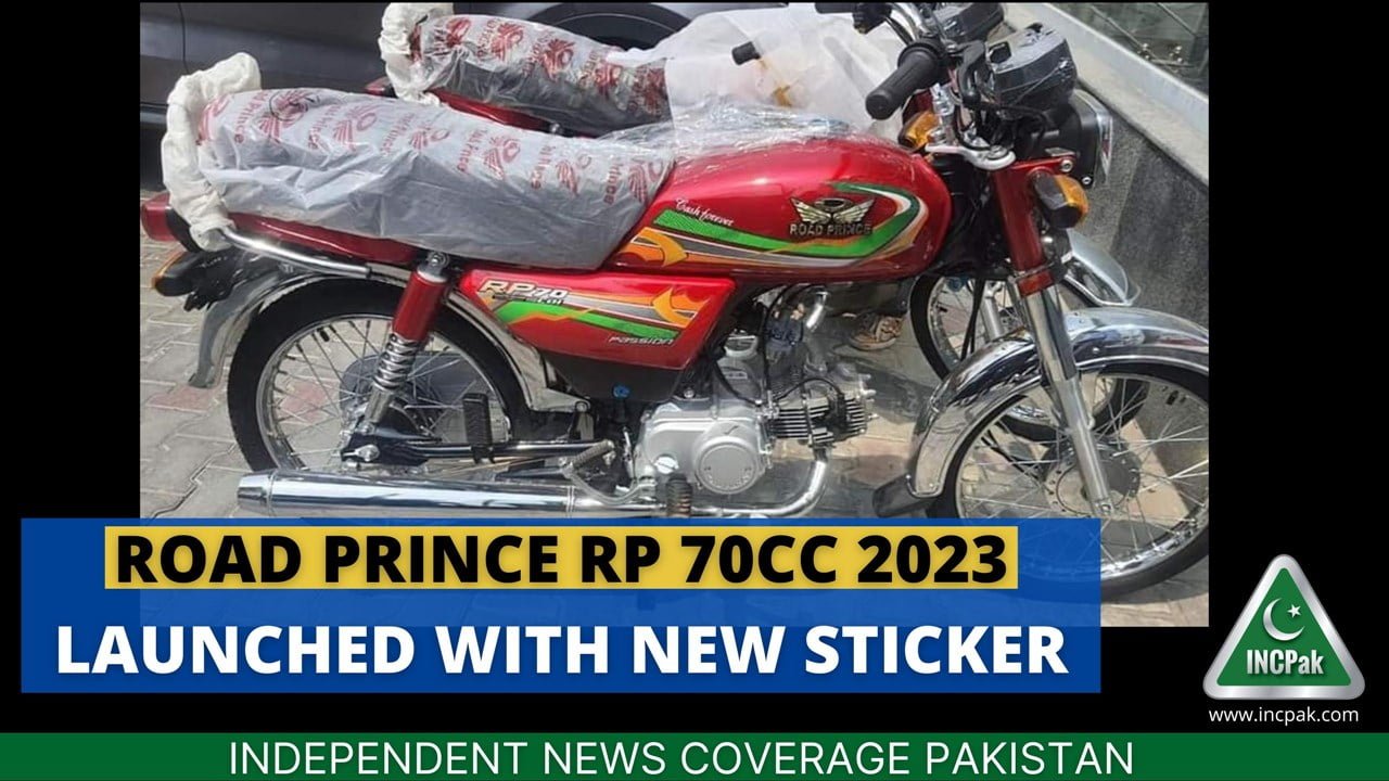 Road Prince Passion 70cc 2023 Model Launched With New Sticker INCPak