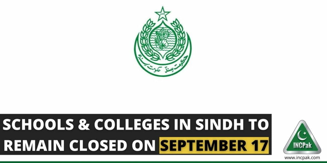 Schools Sindh, Colleges Sindh, Schools Sindh Closed, School Holiday Sindh