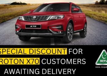 Proton X70 Discount, Proton X70 Delivery, Proton X70 Price in Pakistan, Proton X70