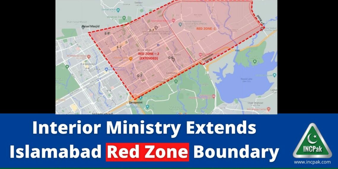 Islamabad Red Zone, Islamabad Red Zone Extended, Red Zone, Red Zone Extended