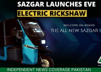 Sazgar eVe, Sazgar Electric Rickshaw