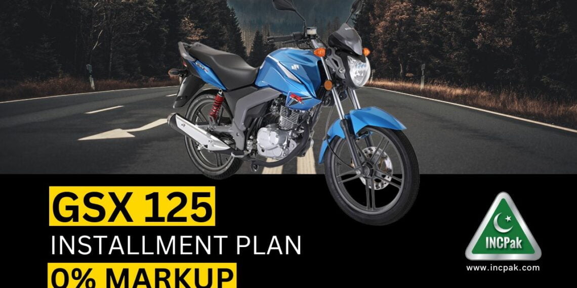 Suzuki GSX 125 Installment Plan, Suzuki GSX 125