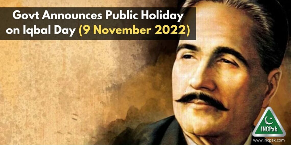 Iqbal Day Holiday, Public Holiday, Public Holiday Iqbal Day