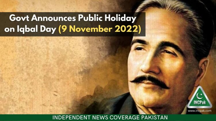 Iqbal Day Holiday, Public Holiday, Public Holiday Iqbal Day