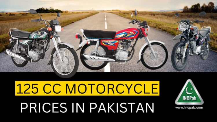 125CC Motorcycle Prices, 125CC Motorcycle Prices in Pakistan