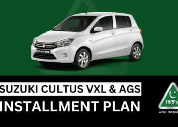 Suzuki Cultus AGS Installment Plan, Suzuki Cultus VXL Installment Plan, Suzuki Cultus Installment Plan