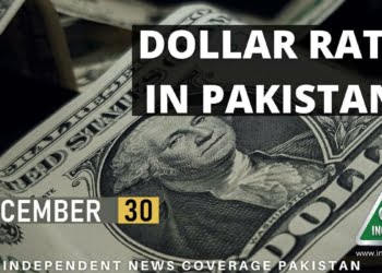 USD to PKR - Dollar Rate in Pakistan - 29 December 2022