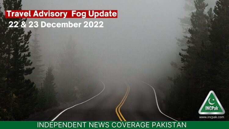 Travel Advisory, Fog Update, Fog Updates Motorways