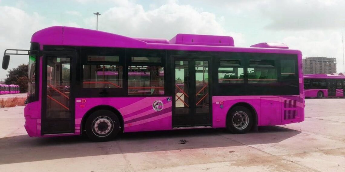 Pink Bus Service, Pink Bus Service in Karachi, Karachi Pink Bus Service