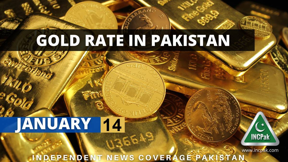 Gold Rate in Pakistan Today 14 January 2023 INCPak