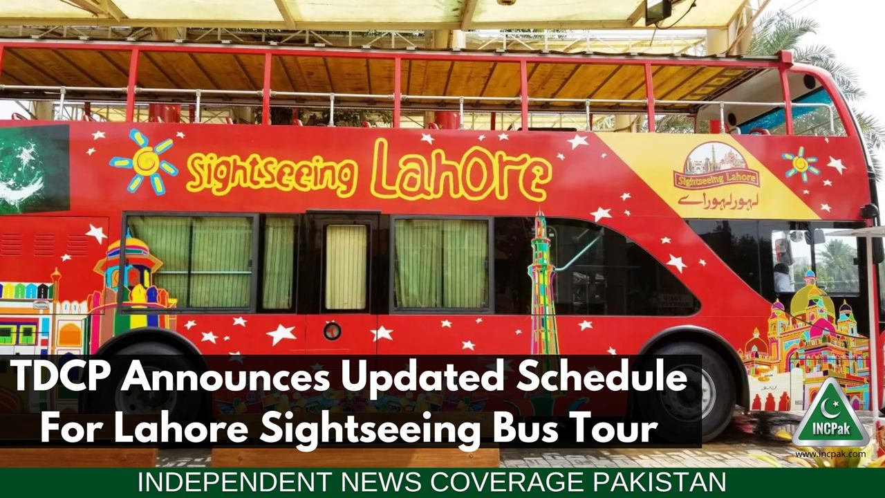 lahore city tour bus service