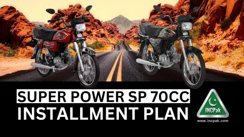 Super Power SP 70 CC 2023 Installment Plan, Super Power Installment Plan, Super Power Motorcycle Installment Plan