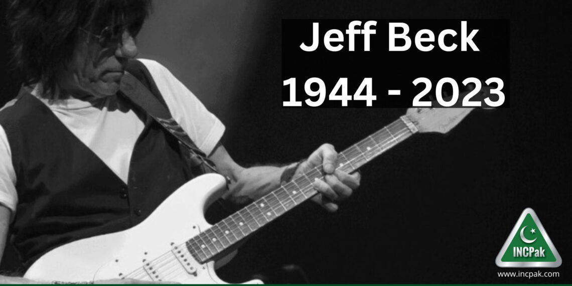 Legendary rock guitarist Jeff Beck dies aged 78