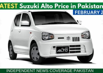 Latest Suzuki Alto Price in Pakistan - February 2023