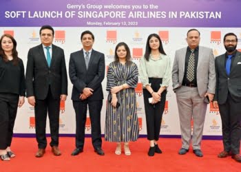 Gerry’s International organizes soft launch of Singapore Airlines in Pakistan