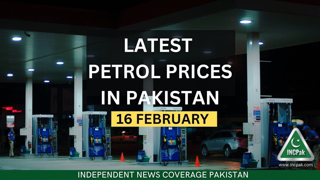 Latest Petrol Prices in Pakistan 16 February 2023 INCPak