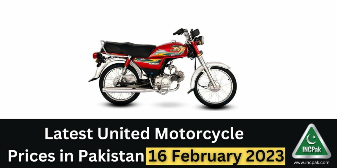 United Motorcycle Prices, United Motorcycle Prices in Pakistan, United Bike Prices