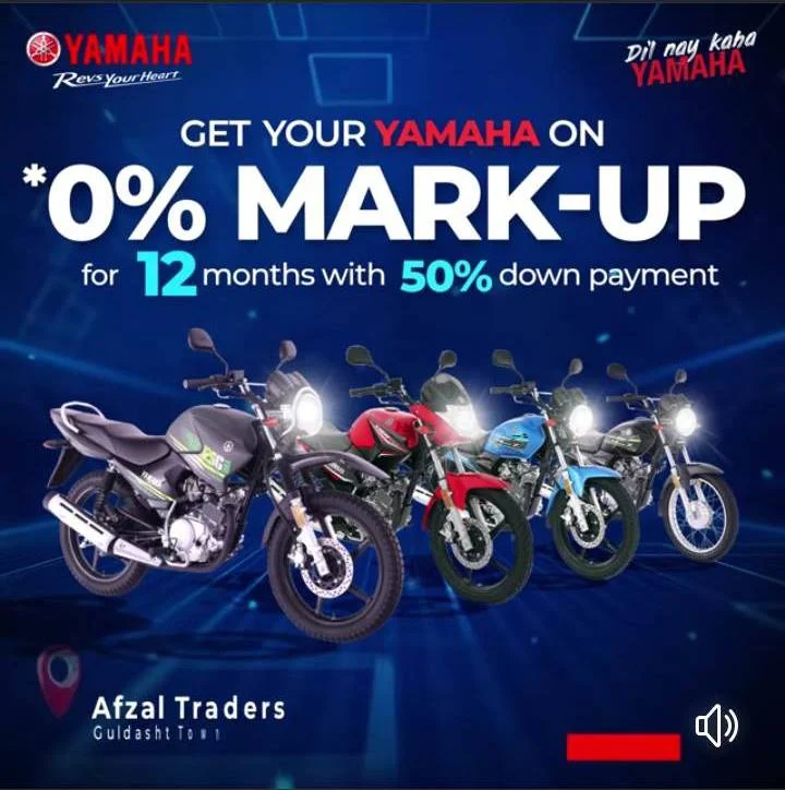 Ybr 125g on sale on installments