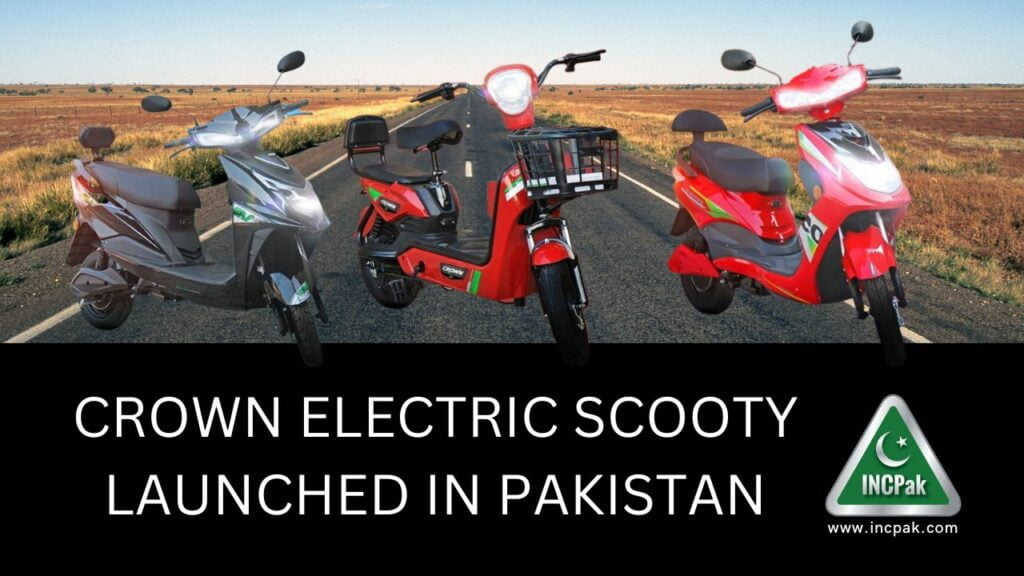 Crown Electric Scooty, Crown Electric Scooter, Crown EV Scooty, Crown EV Scooter, Crown Electric Scooty Price in Pakistan