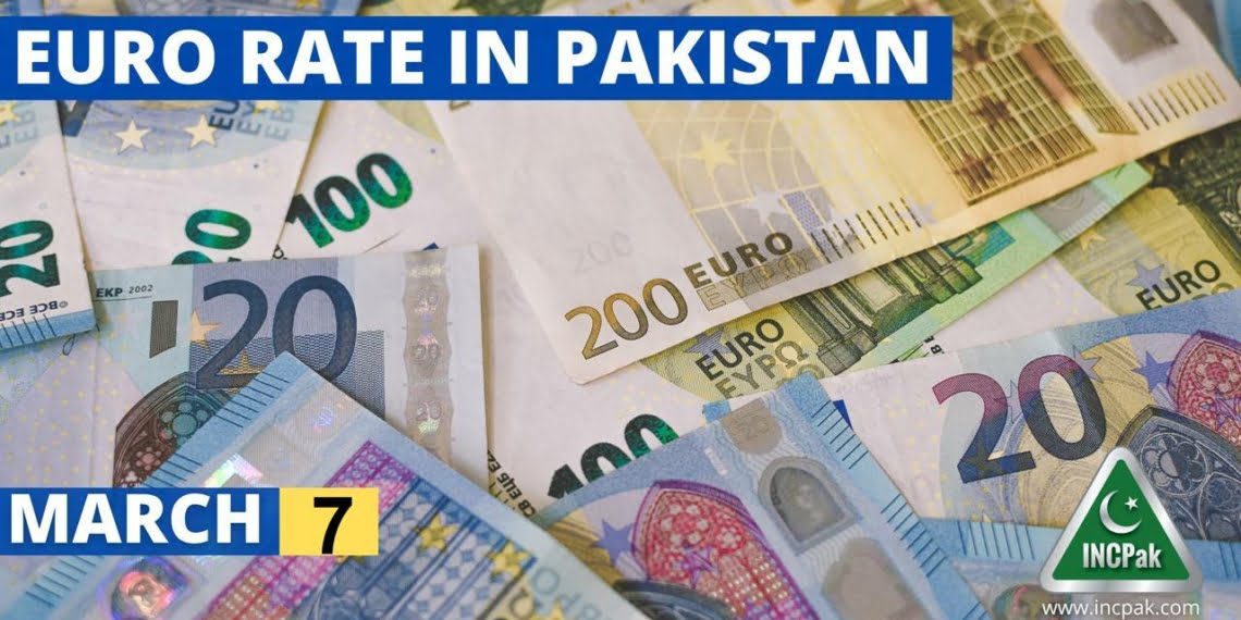 EUR to PKR, Euro Rate in Pakistan, Euro to Pakistani Rupee, Euro to PKR