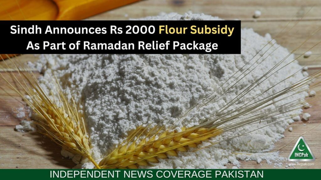 Sindh Ramadan Relief Package, Sindh Flour Subsidy