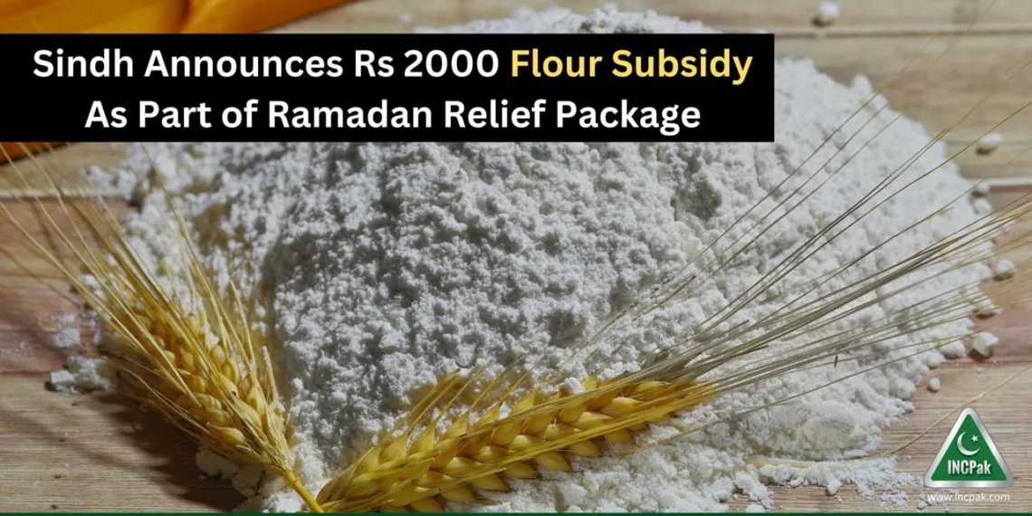 Sindh Ramadan Relief Package, Sindh Flour Subsidy