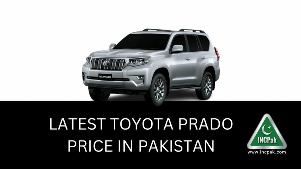 Latest Toyota Prado Price in Pakistan INCPak