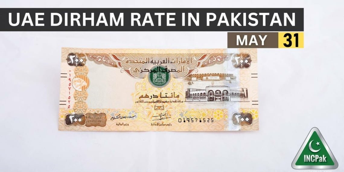 Dirham, Pakistani Rupee