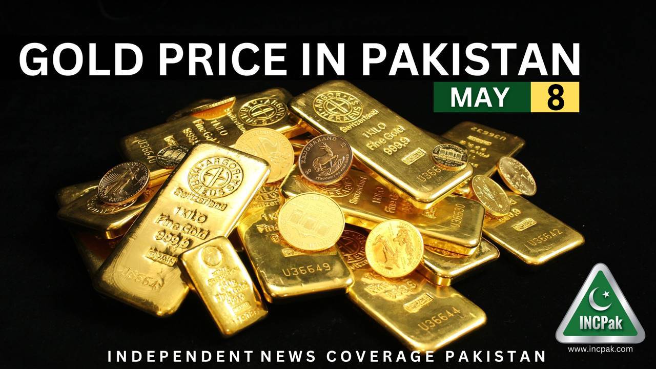 Gold Rate in Pakistan Today 8 May 2023 INCPak