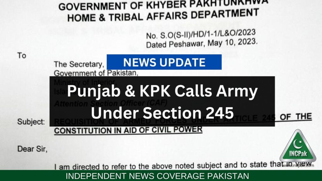 Punjab, KP, Article 245