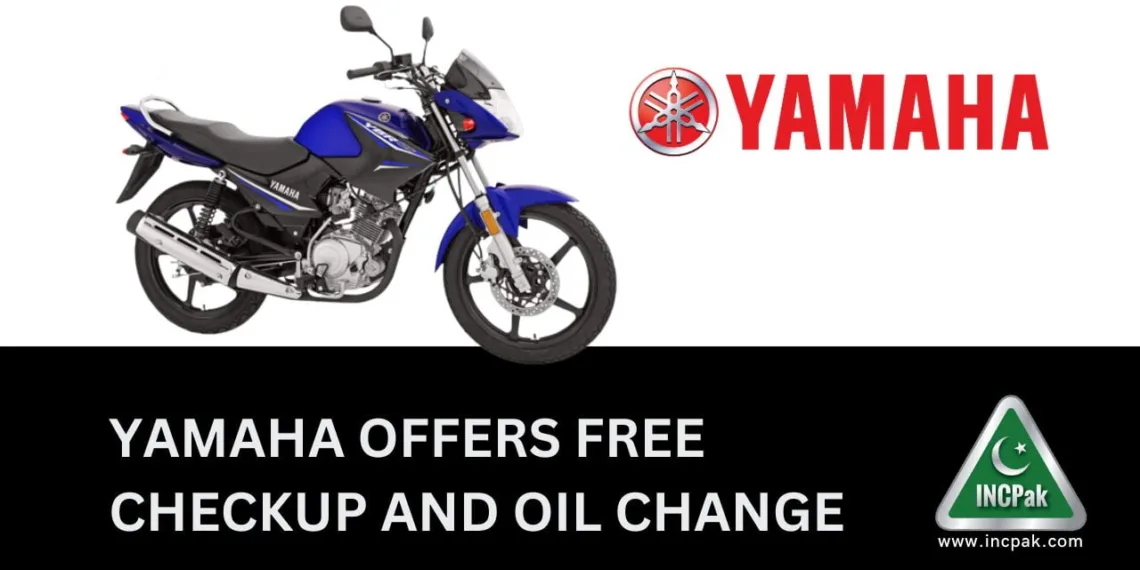 Yamaha Free Oil Change, Yamaha Free Checkup