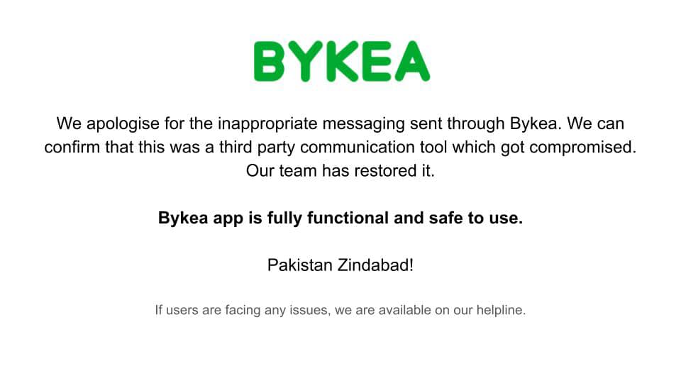 Bykea ride-hailing app hacked