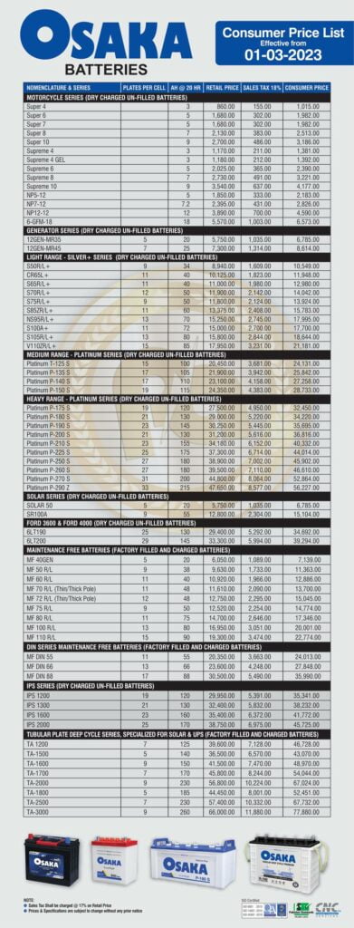 Osaka Battery Prices in Pakistan, Osaka UPS Battery Prices in Pakistan, Osaka Battery Prices, Osaka UPS Battery Prices, Osaka Inverter Battery Prices