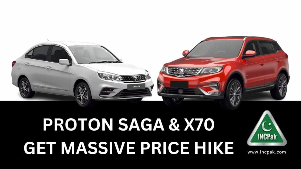 Proton Saga Price in Pakistan, Proton X70 Price in Pakistan, Proton X70 Price, Proton Saga Price